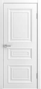 Межкомнатная дверь окрашенная Легенда-3 ПГ белый