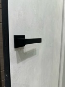 Межкомнатная дверь с экош шпоном Лайн-2 AL Бетон светлый