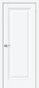 Межкомнатная дверь ПЭТ Прима-0 White Silk