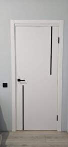 Межкомнатная дверь окрашенная Смальта-Лайн 08 Белый