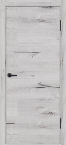  Межкомнатная дверь с экошпоном Лу-45 ПГ арктик