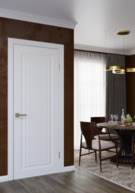 Межкомнатная дверь окрашенная Largo-1 ПГ Белый