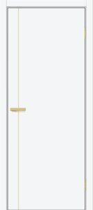 Межкомнатная дверь ПЭТ Браво-0.10 П SG P3 White Silk