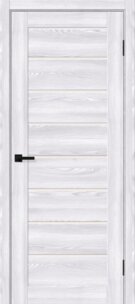 Межкомнатная дверь с эко шпоном Браво-22 Riviera Ice
