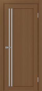 Межкомнатная дверь экошпон Турин_556.21 Орех/металюкс