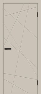  Межкомнатная дверь ПЭТ Граффити-5.Д.П Cream Silk