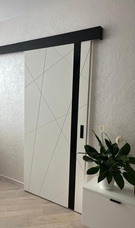  Межкомнатная дверь окрашенная Фиеста ПО белая