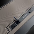 Входная дверь Лаб-1 Про Белый софт с зеркалом макс