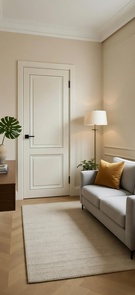 Межкомнатная дверь ПЭТ ПСТ-38 Бежевый матовый