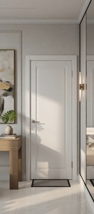  Межкомнатная дверь окрашенная Гланта ПГ белый