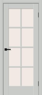   Межкомнатная дверь ПЭТ Прима-11.1 Grey Silk