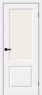 Межкомнатная дверь виниил Скинни-13 White Pro
