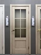 Межкомнатная дверь с эко шпоном Прима-13.0.1 Cappuccino Melinga