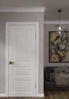 Межкомнатная дверь окрашенная Largo-3 ПГ Белый