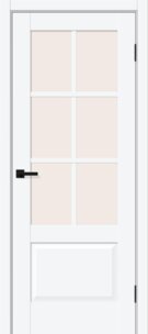 Межкомнатная дверь ПЭТ Прима-13.0.1 White Silk