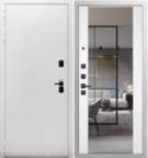  Входная дверь Вайт 024 Зеркало Макси белый