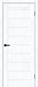 Межкомнатная дверь с эко шпоном Браво-21 Snow Art