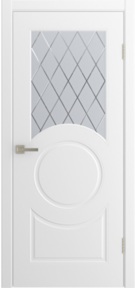 Межкомнатная дверь окрашенная Donna ПО белая