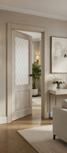 Межкомнатная дверь виниил Скинни-13 Cream Pro