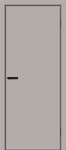 Межкомнатная дверь ПЭТ Браво-0.А Grey Silk
