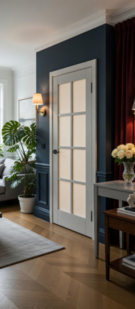    Межкомнатная дверь ПЭТ Прима-11.1 Grey Silk