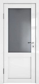 Межкомнатная дверь глянцевая DО-OPTIMA белый люкс