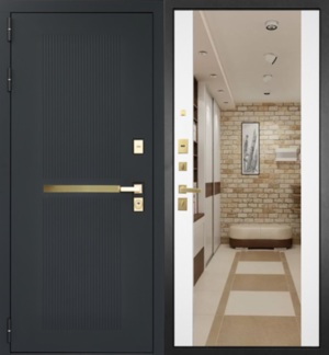 Входная Ардеко 024 Зеркало Макси белый матовый