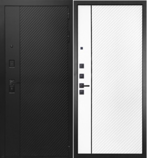   Входная дверь Симметрия 078 Белая матовая