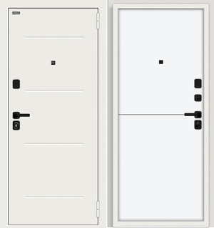 Входная дверь Аура White Silk