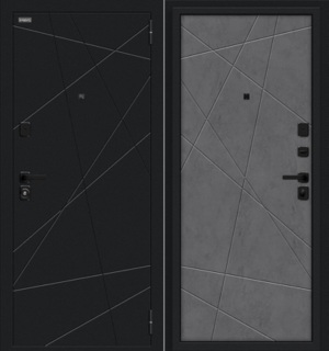 Входная дверь Граффити-5/SBlack Slate Art