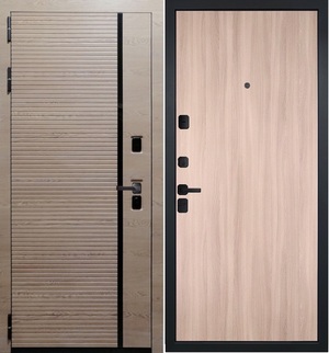 Входная дверь Пиано Эко 001 Светлая 