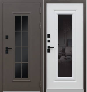 Входная дверь термо 3К Тундра белый мат