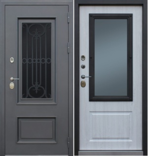 Входная дверь термо 3К Аляска Сосна белая