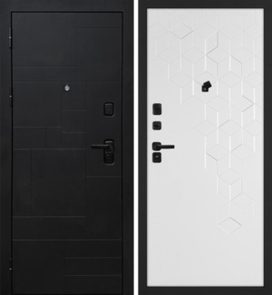 Входная дверь Лабиринт-201/PR-126 Белый