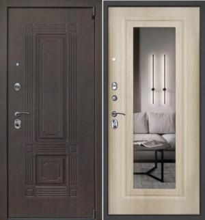  Входная дверь Викинг с зеркалом