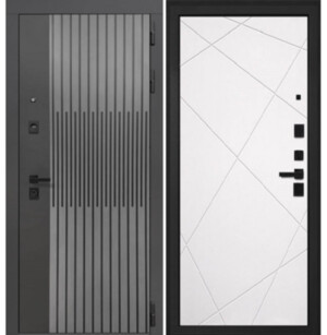 Входная дверь Олимпия Лучи-М милк софт