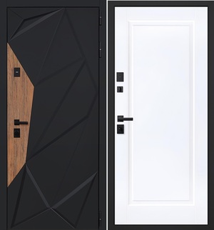 Входная дверь Макс 3D белый матовый