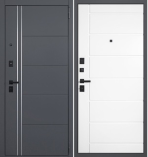  Входная дверь Вегас белый матовый