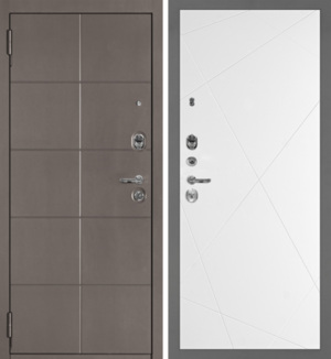 Входная дверь Моно/PR-103 Белый