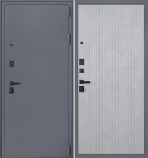 Входная дверь Беркут бетон светлый