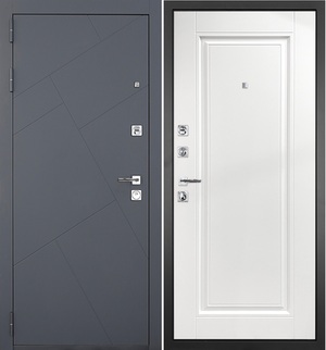 Входная дверь Ультра C3 040 силк сноу 16 мм