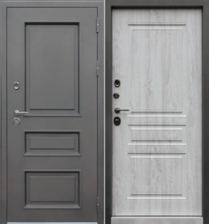 Входная дверь Термо 3К Аляска сосна белая