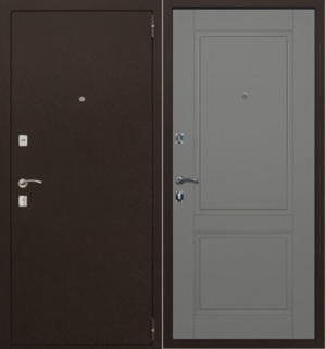 Входная дверь Лидер ясень графит