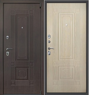 Входная дверь Викинг беленый дуб