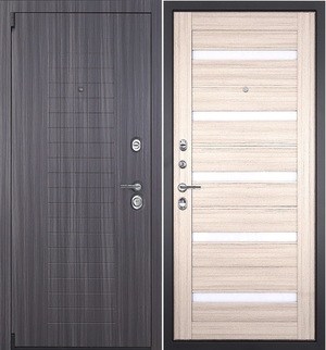 Входная дверь  Гранит С7 030 Царга сандал светлый