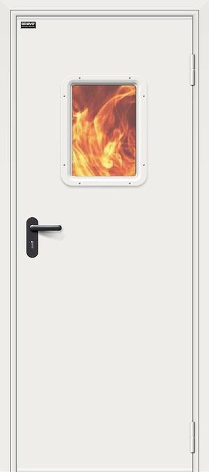 Входная дверь металлическая противопожарная  ДПО-1 Серый