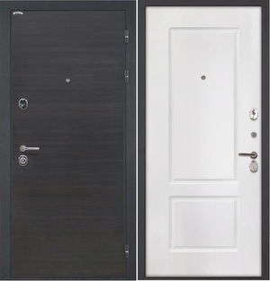 Входная дверь сицилия КВ-2 белая матовая