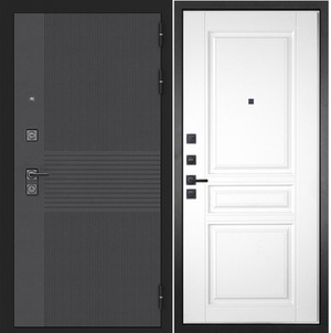  Входная дверь Гранж 018 Белый