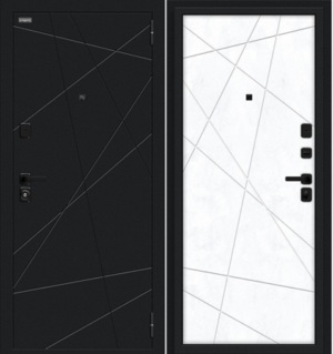 Входная дверь Граффити-5/SBlack Snow Art