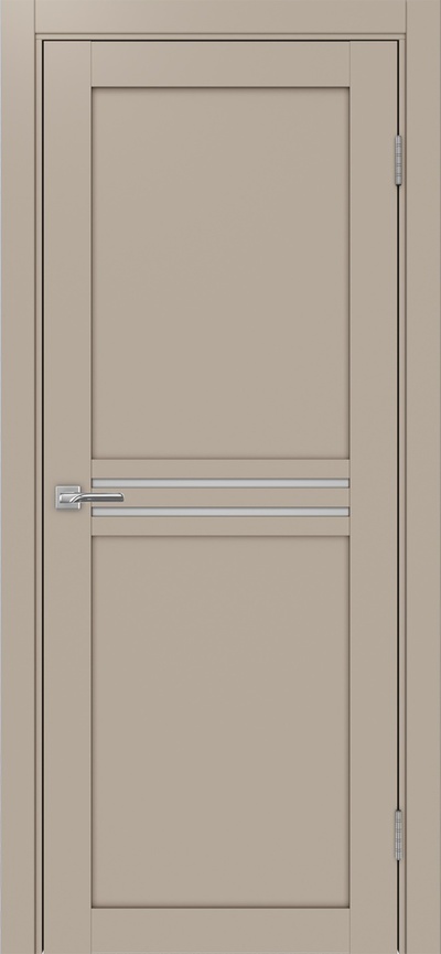 Межкомнатная дверь экошпон Турин_552.12 Мокко/металюкс